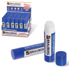 Клей-карандаш 9г BRAUBERG 220869 ст30/1080