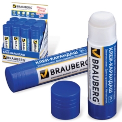 Клей-карандаш 25г BRAUBERG 220871 ст12/432